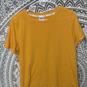 (Victoria’s Secrets pink) yellow tee